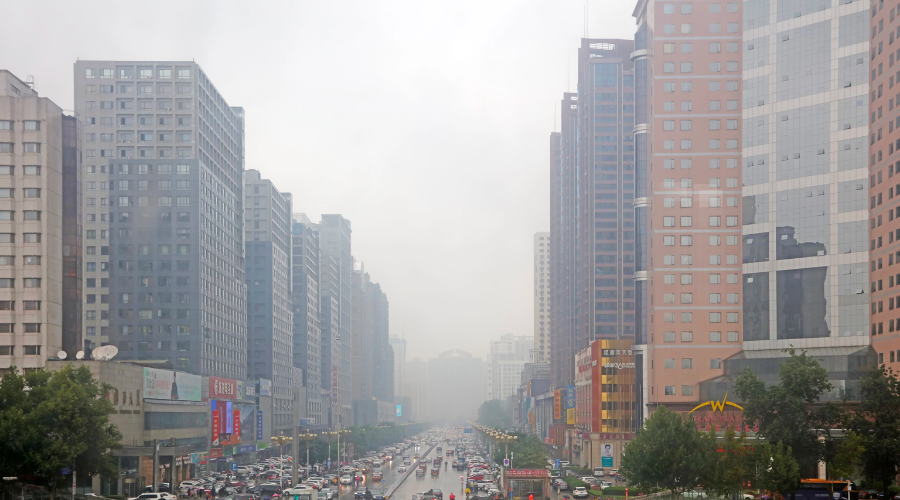 Shijiazhuang, China has one of the worst air pollution in the world