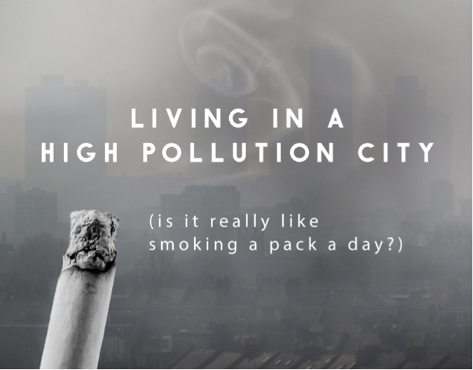 Air pollution effect cigarettes