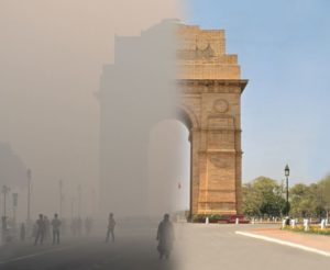 India Gate Delhi pollution