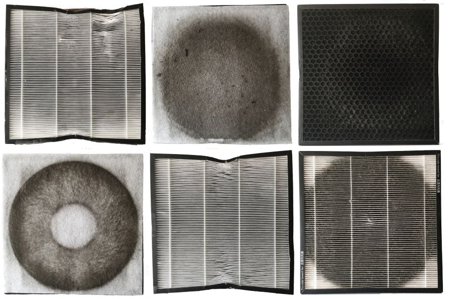 throw away dirty HEPA filter