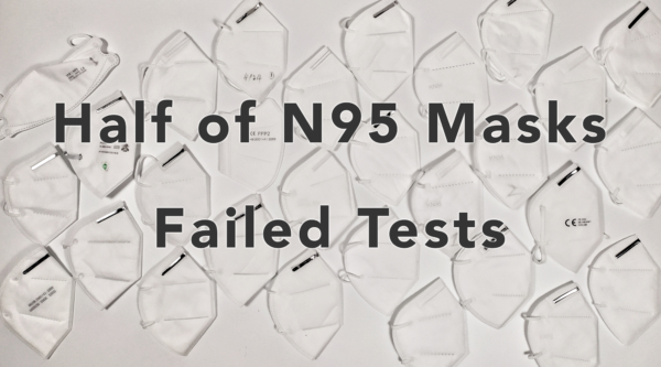 Half of Masks Failed N95 Tests and are not Reliable