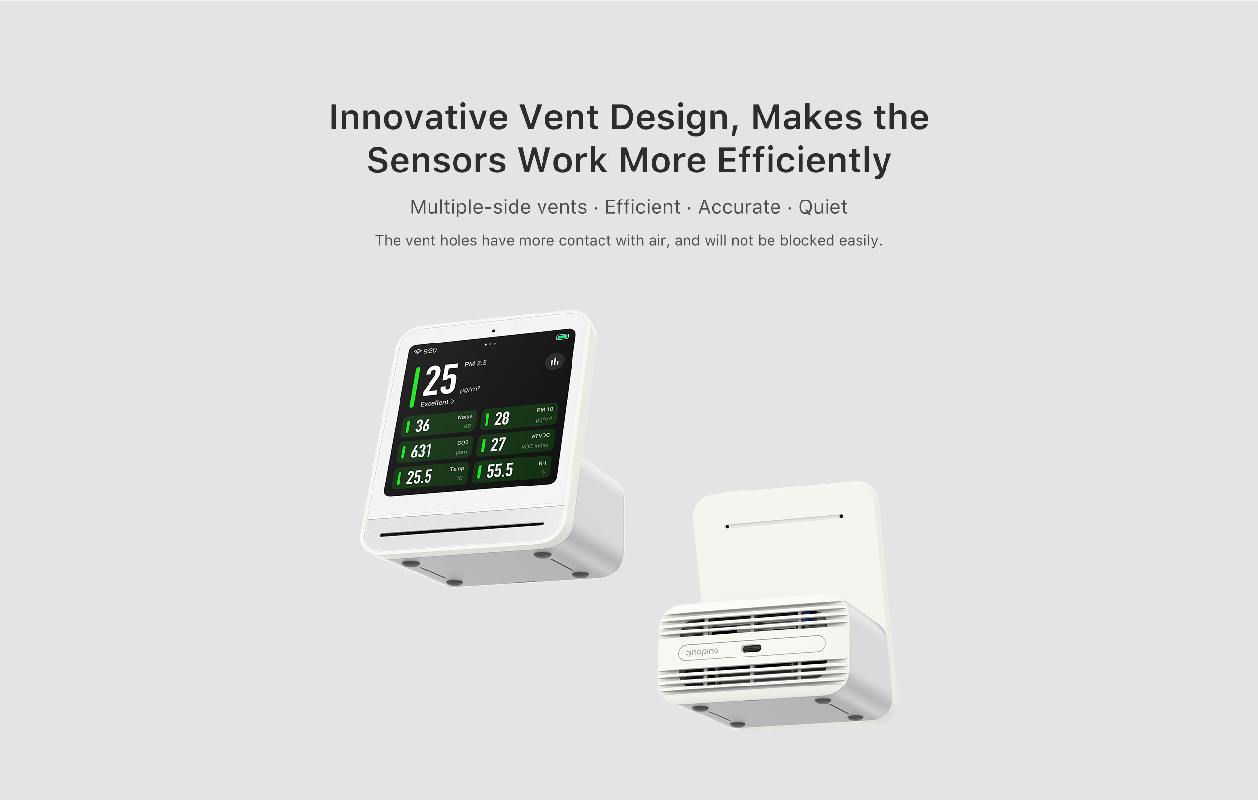 QP Pro+ air quality monitor
